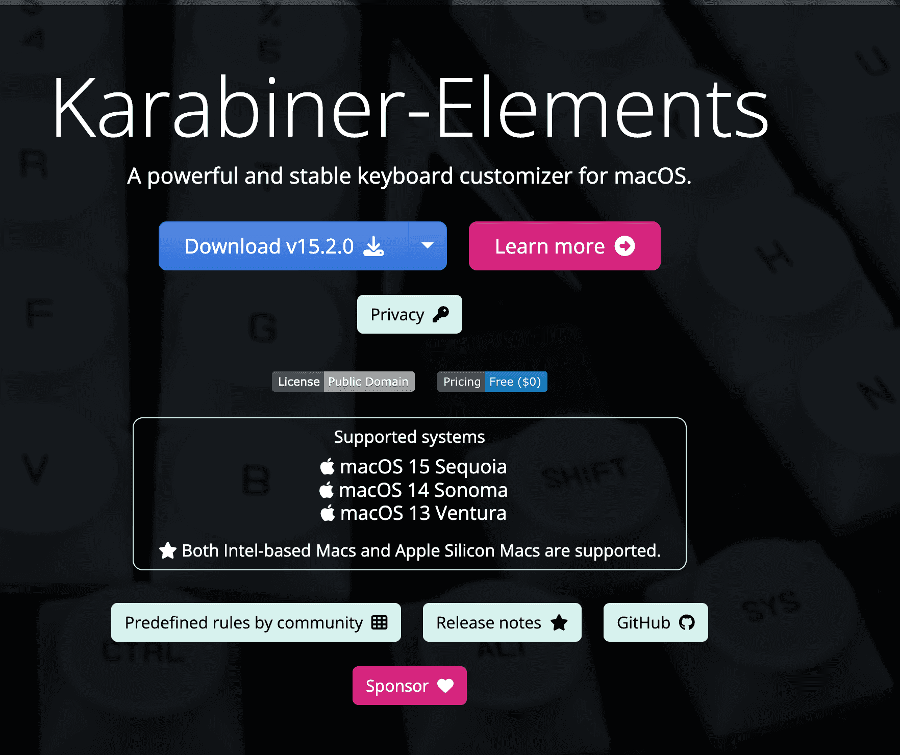 Mac OS 15 系统解决无法使用option+单键位作为快捷键的问题